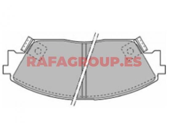 RG6434 - Pastillas de freno